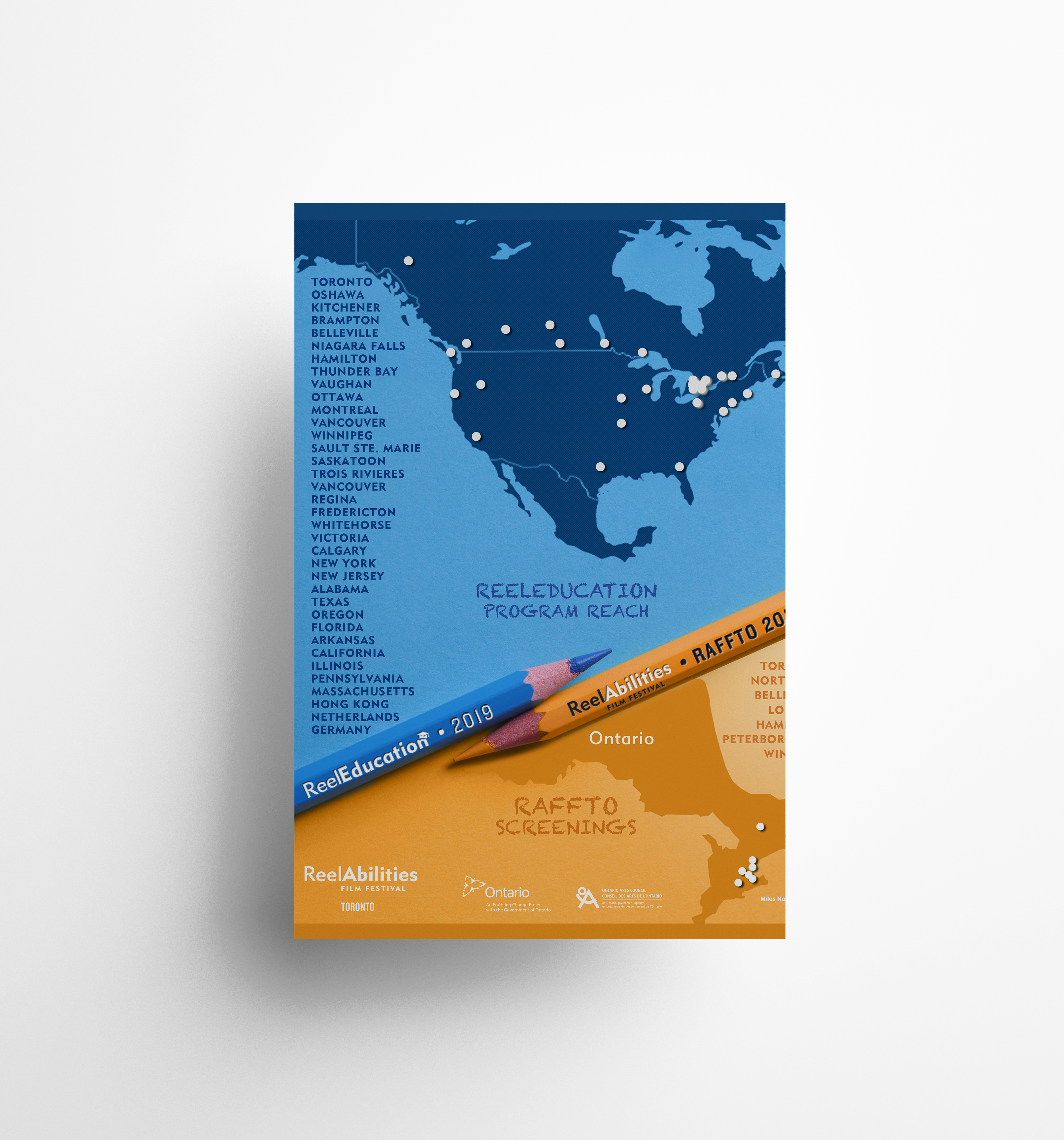 Infographic 2019 Festival Poster Graphic for Festival Reach